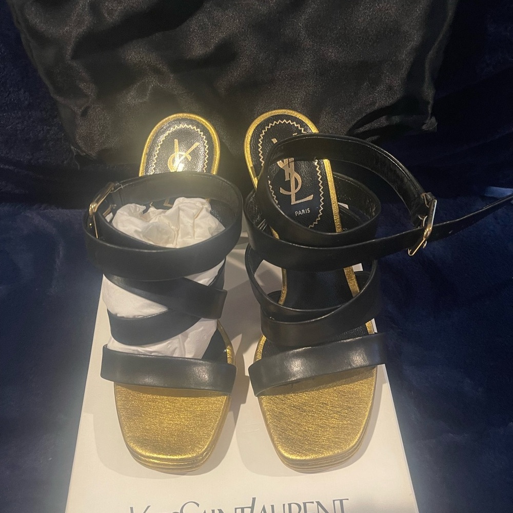 Ysl Rive Gauche Sandals - image 7